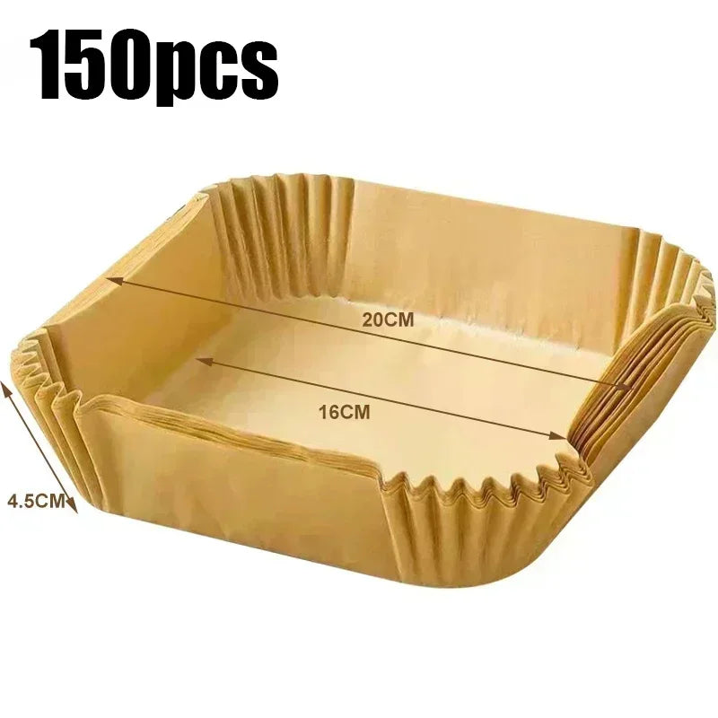 Non-Stick Air Fryer Liners – Mess-Free Cooking (50/100 Pack)